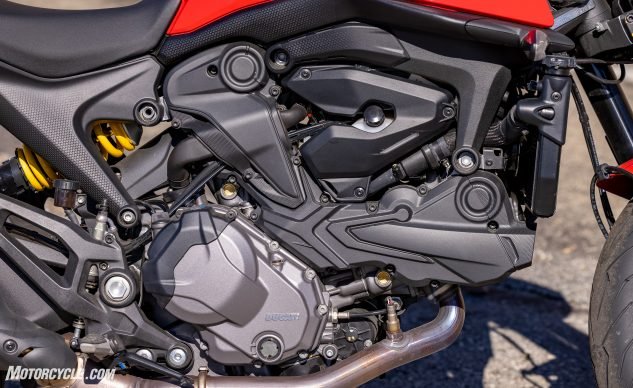 Ducati Monster engine close-up