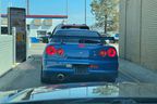 Peel police ticket Nissan R34 GT-R for getting breakfast without plates