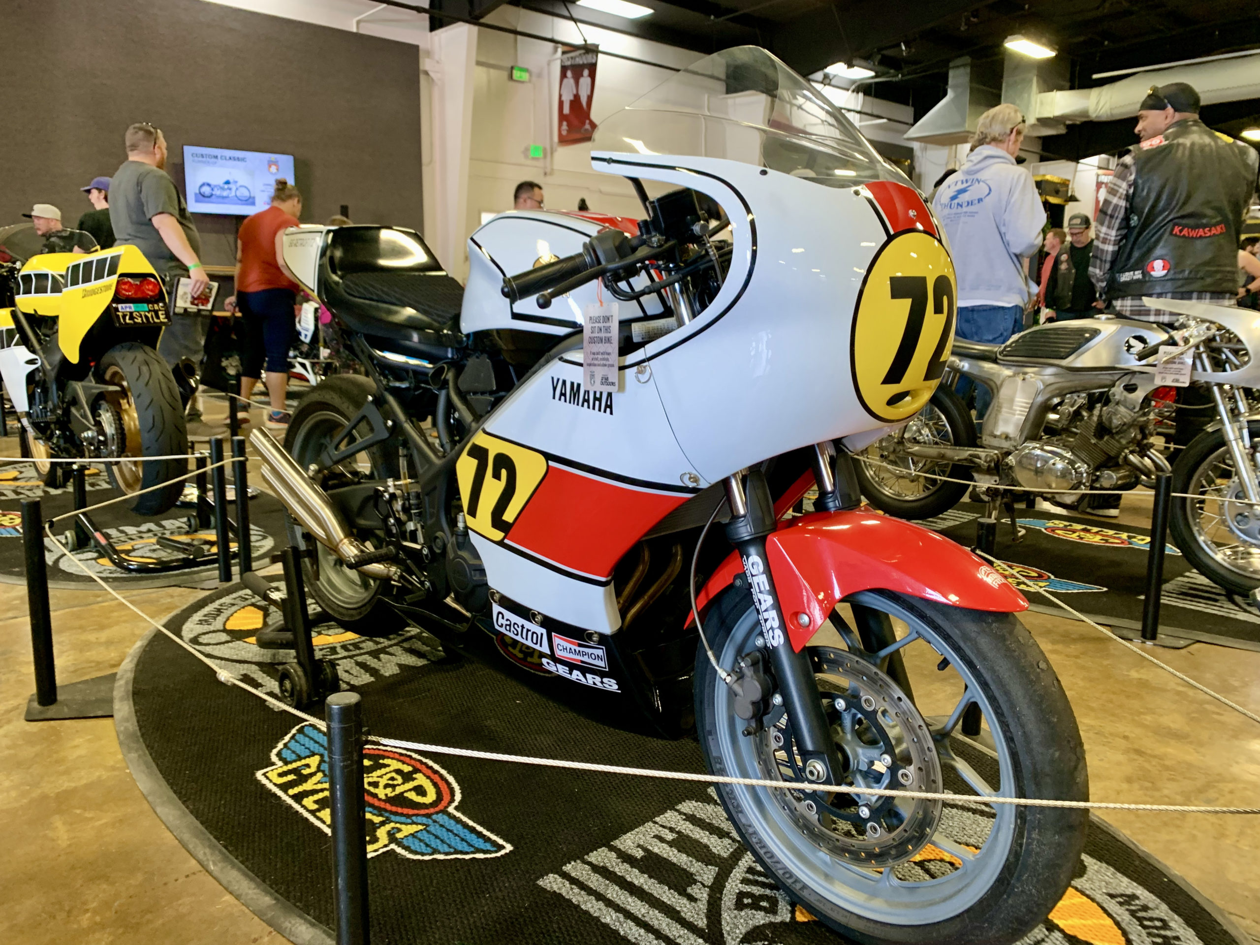 Custom Yamaha sport bike at IMS Outdoors 2021