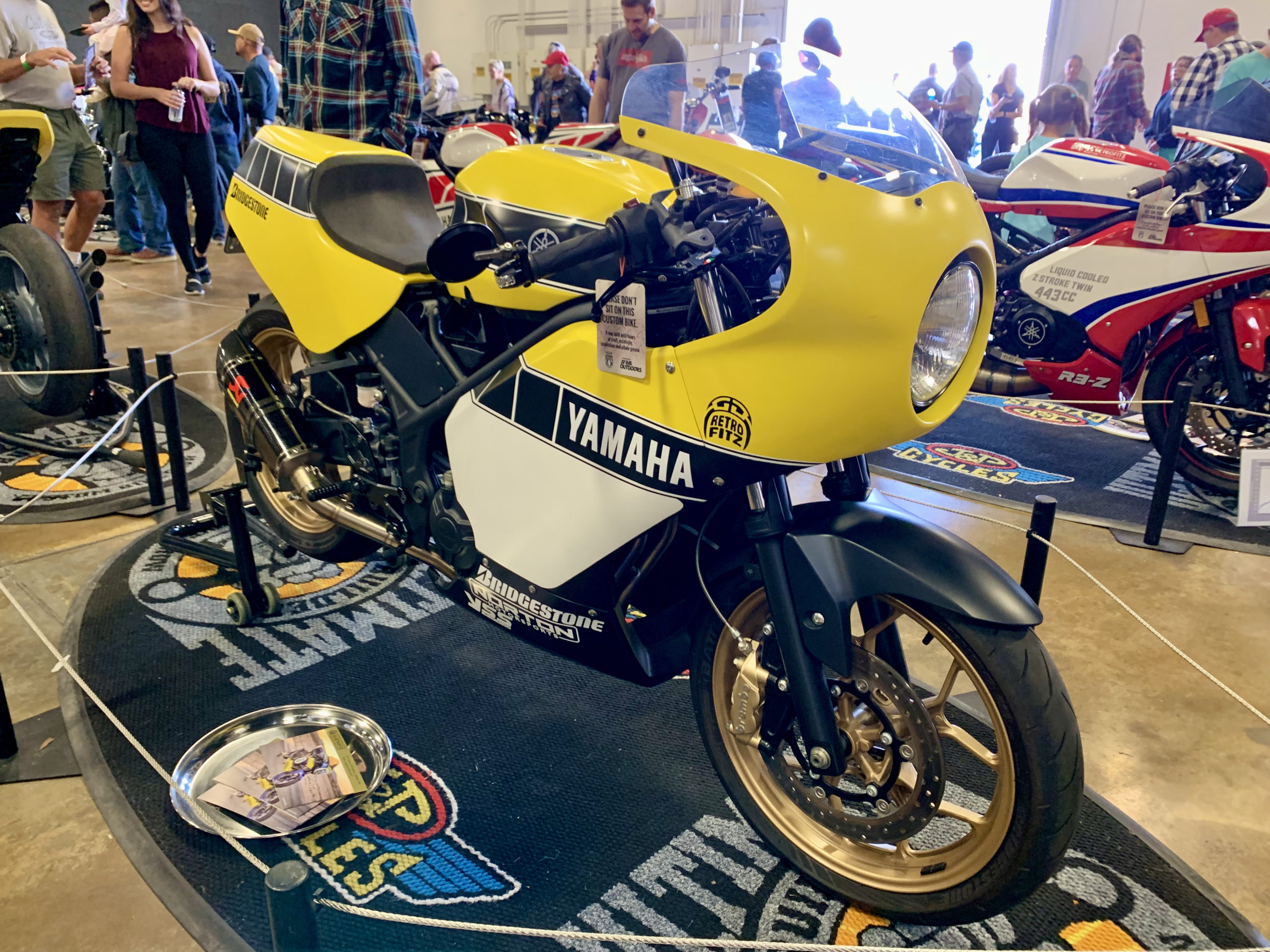 Custom Yamaha R3 at IMS Outdoors 2021