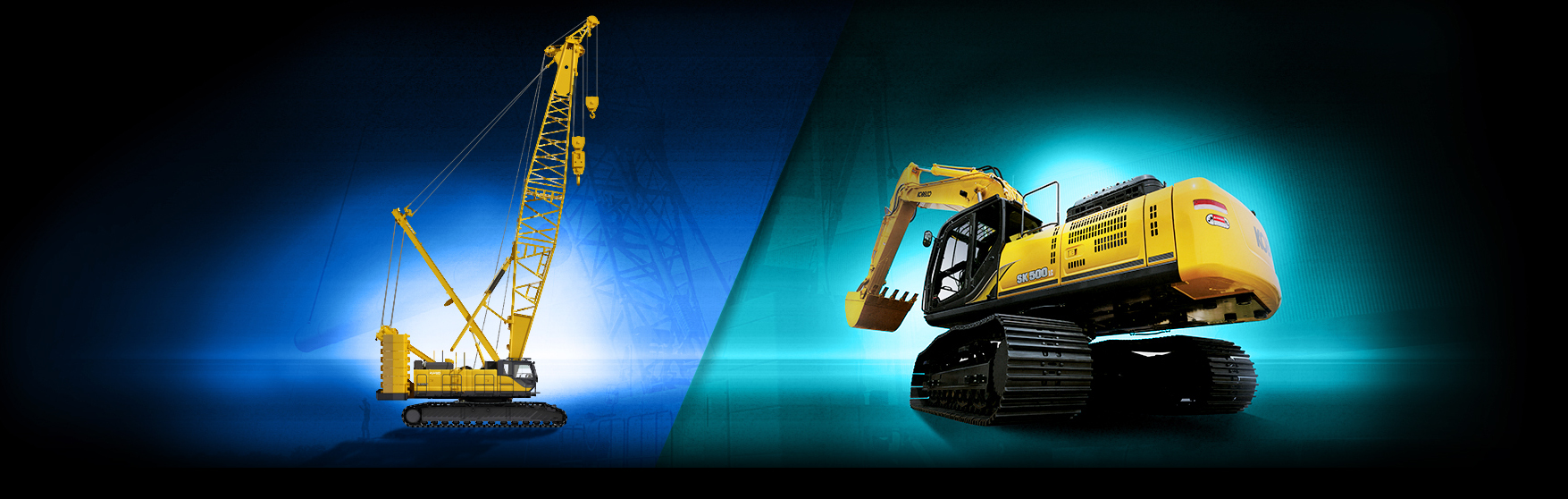 Let's talk about painting cranes and painting excavators. How do you achieve a professional finish?